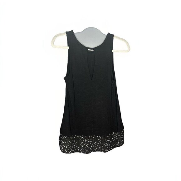 J. Crew Sleeveless Blouse XS Polka Dot Layering Office Classic Preppy Old Money - Picture 3 of 7